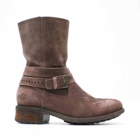 UGG Ladies 5 Australia Kiings Side-zip Buckle - Picture 4 of 12